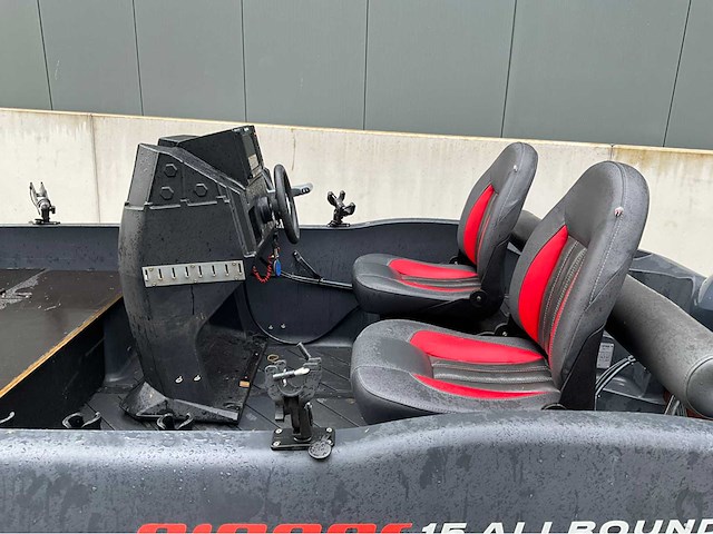 2021 pioner 15 allround visboot met yamaha 40hp - afbeelding 13 van  17