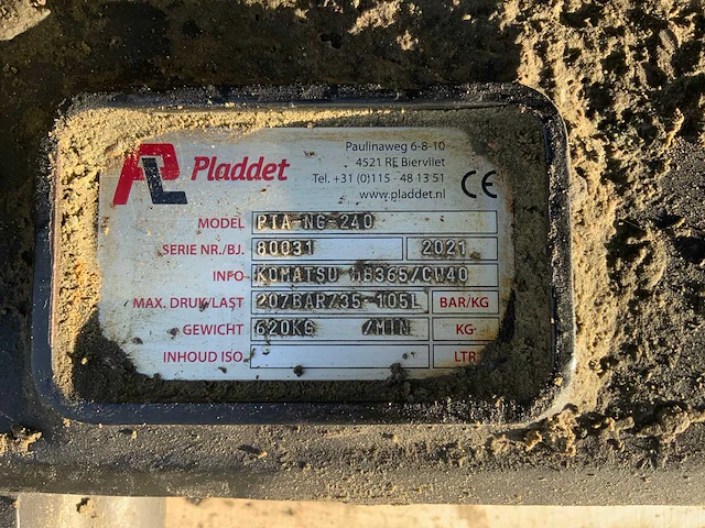 2021 pladdet pta-ng-240 kantelstuk cw40 - afbeelding 15 van  28