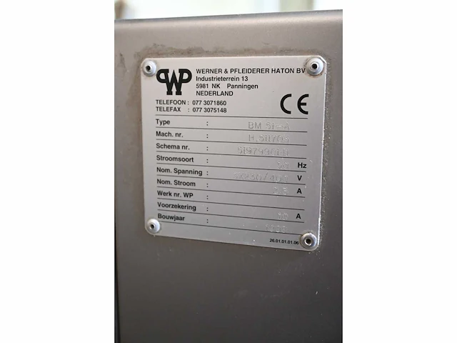 2021 rev werner & pfleiderer bm 51a opmaker / langmaker - afbeelding 2 van  12