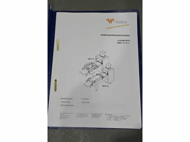 2021 rev werner & pfleiderer bm 51a opmaker / langmaker - afbeelding 3 van  12