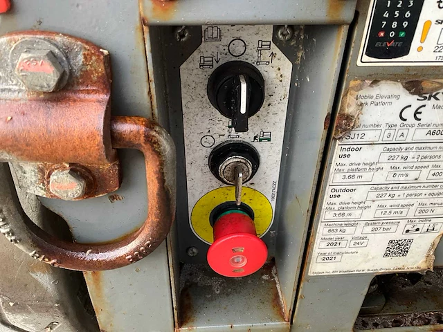 2021 skyjack sj12 hoogwerker - afbeelding 6 van  8