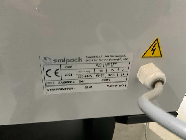 2021 smipack sl55 krimpfoliemachine - afbeelding 5 van  9