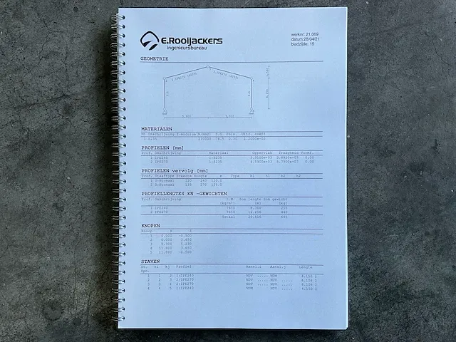 2021 staalconstructie "ongebruikt" - afbeelding 3 van  14