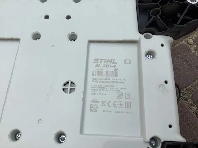 2021 stihl al301-4 accu's en laders - afbeelding 4 van  4