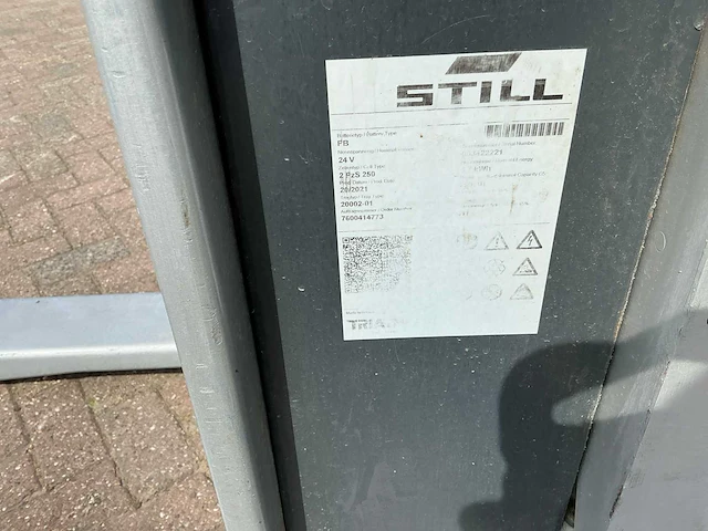 2021 still exu18 elektrische palletwagen - afbeelding 8 van  9