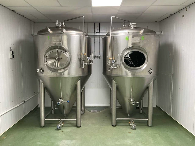 2021 tiantei brewery equipment rvs fermentatie tank (2x) - afbeelding 12 van  18