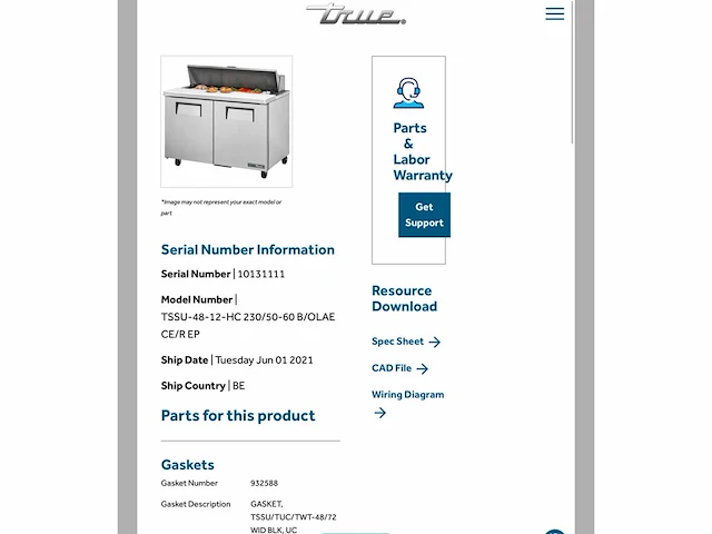 2021 true tssu-48-12-hc mobiele saladette - afbeelding 8 van  16