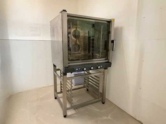 2021 unox cheflux 7x gn 1/1 elektrisch xv593 convectieoven met luchtvochtigheid op onderstel - afbeelding 1 van  15