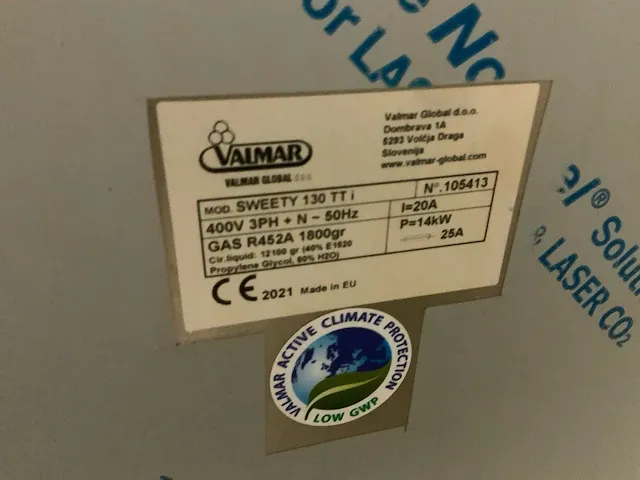 2021 valmar sweety 130 tt i pasteurisatie machine - afbeelding 20 van  20