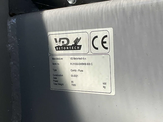 2021 vd betontech combi-fluss mobiele betoncentrale - afbeelding 27 van  33