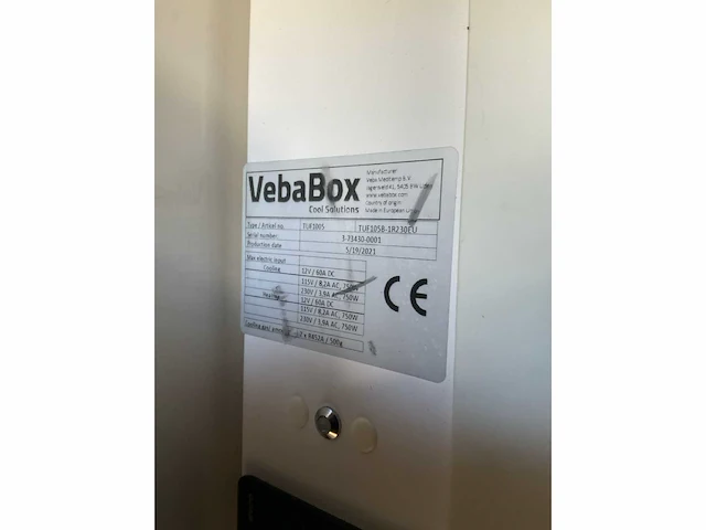 2021 vebabox economy model g koel/warm transport box - afbeelding 5 van  13