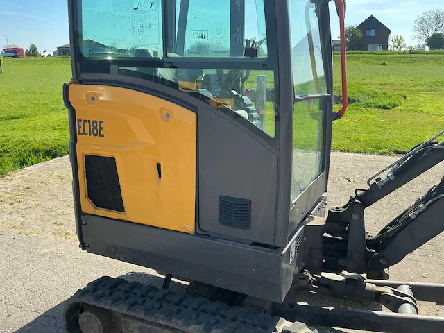 2021 volvo ec18e minigraafmachine - afbeelding 20 van  46