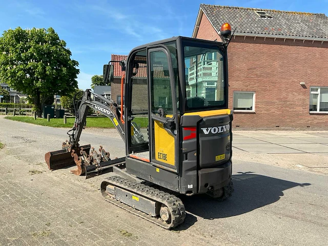 2021 volvo ec18e minigraafmachine - afbeelding 44 van  46