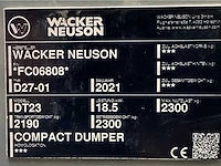 2021 wacker neuson dt23 draaikiep rupsdumper - afbeelding 22 van  30