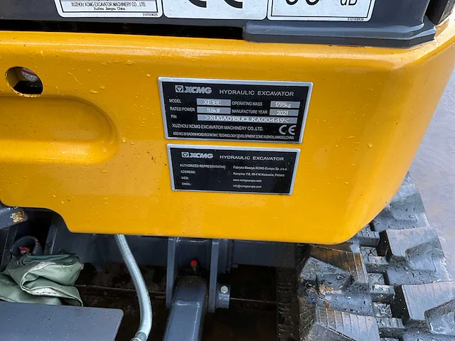 2021 xcmg xe18e minigraafmachine - afbeelding 14 van  17