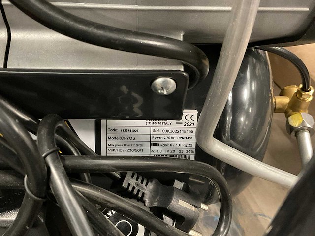 2021 zionair cp70os luchtcompressor - afbeelding 5 van  5