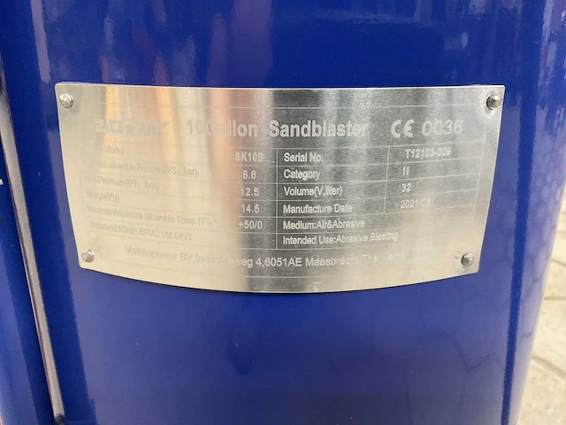 2021 zionair sk10b sandblaster - afbeelding 5 van  5