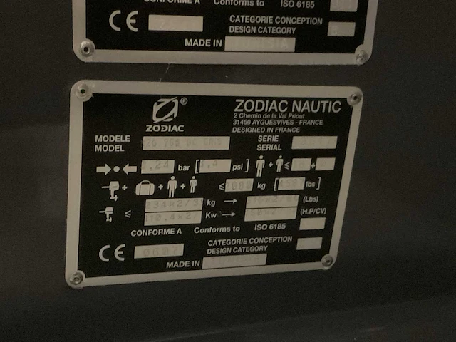 2021 zodiac n-zo 760 rib boot - afbeelding 19 van  26