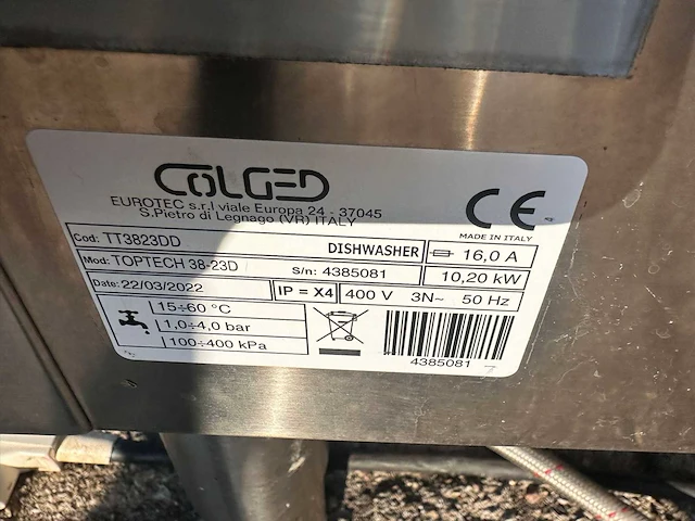 2022 - toptech - 38-23d - korvenvaatwasmachine - afbeelding 2 van  4
