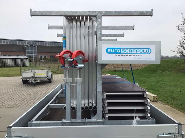 2022 anssems psx-2 2500kg plateauwagen incl. steigermaterialen - afbeelding 2 van  11