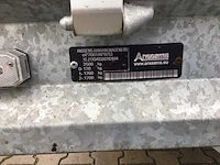 2022 anssems psx-2 2500kg plateauwagen incl. steigermaterialen - afbeelding 3 van  11
