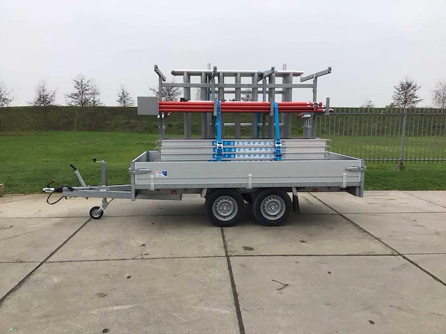 2022 anssems psx-2 2500kg plateauwagen incl. steigermaterialen - afbeelding 4 van  11
