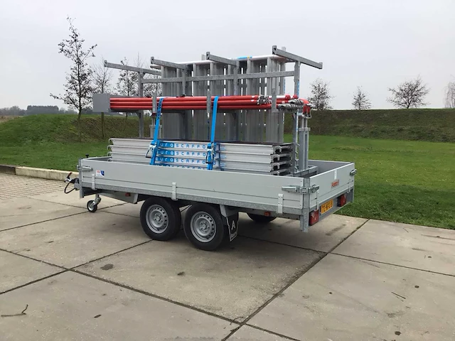 2022 anssems psx-2 2500kg plateauwagen incl. steigermaterialen - afbeelding 5 van  11