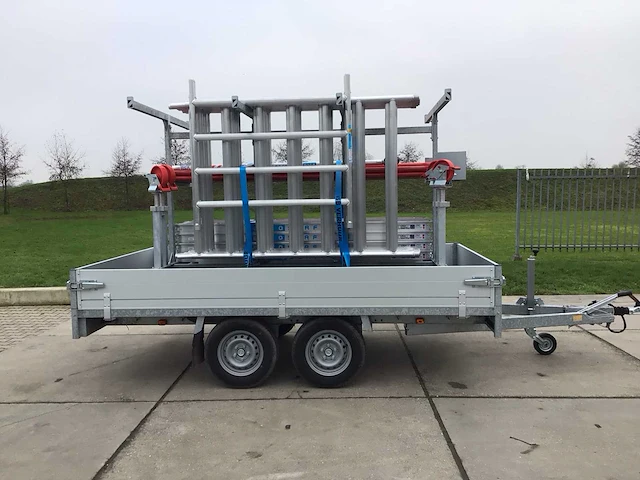 2022 anssems psx-2 2500kg plateauwagen incl. steigermaterialen - afbeelding 6 van  11