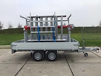 2022 anssems psx-2 2500kg plateauwagen incl. steigermaterialen - afbeelding 6 van  11
