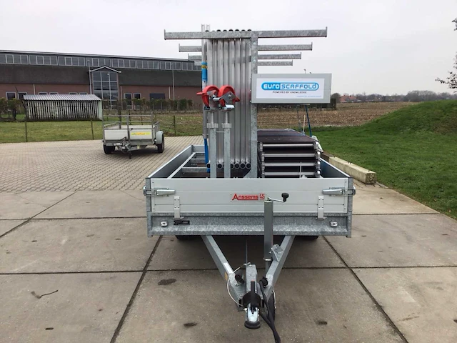 2022 anssems psx-2 2500kg plateauwagen incl. steigermaterialen - afbeelding 11 van  11