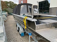 2022 arynboats joy 700 aluminium visboot met trailer - afbeelding 3 van  30