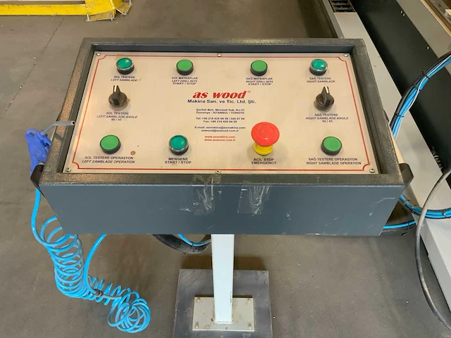 2022 as wood kks-400/7 door case sizing and drill machine - afbeelding 4 van  14