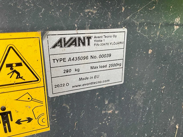 2022 avant m860i wiellader - afbeelding 22 van  29