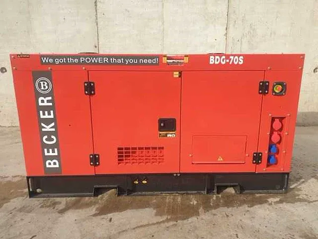 2022 becker bgd-70s stroomgenerator - afbeelding 6 van  13