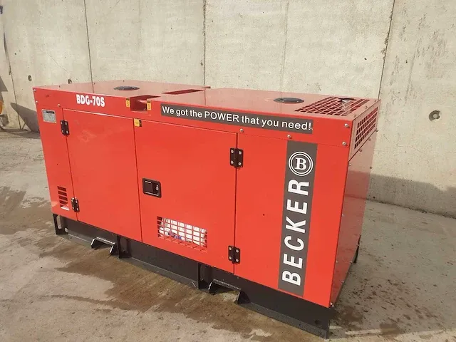 2022 becker bgd-70s stroomgenerator - afbeelding 7 van  13