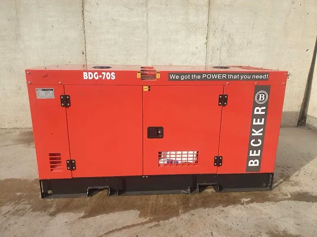 2022 becker bgd-70s stroomgenerator - afbeelding 8 van  13