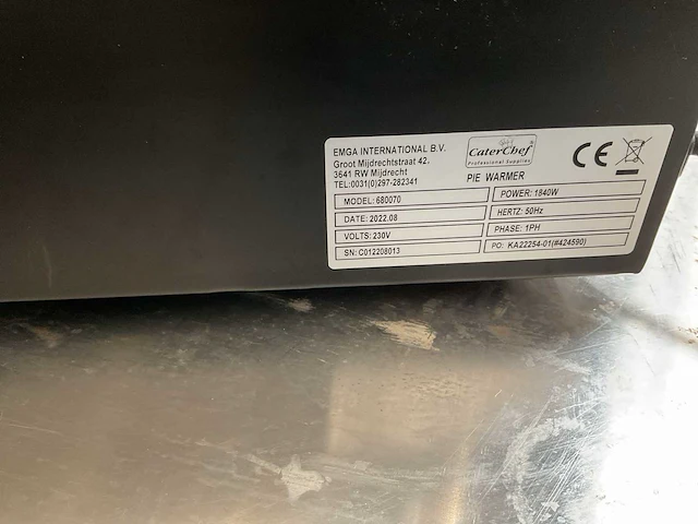 2022 caterchef 680070 koelvitrine - afbeelding 3 van  4