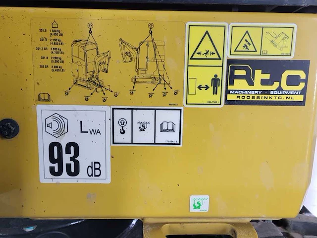 2022 caterpillar 301.8 minigraafmachine - afbeelding 9 van  19