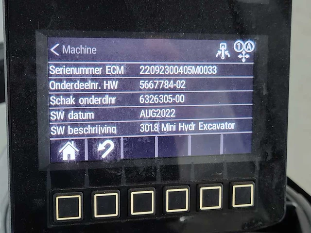 2022 caterpillar 301.8 minigraafmachine - afbeelding 11 van  19