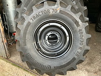 2022 continental compleet set tractor 70 band met velg nieuw - afbeelding 1 van  8