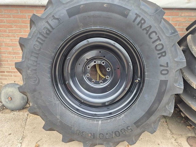 2022 continental compleet set tractor 70 band met velg nieuw - afbeelding 7 van  8