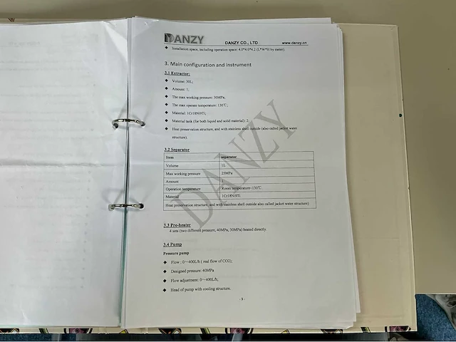 2022 danzy rzscf110-30 super critical co2-reaction plant - afbeelding 80 van  82