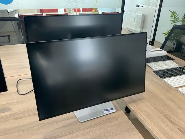 2022 dell u2723qe monitor (2x) - afbeelding 1 van  6