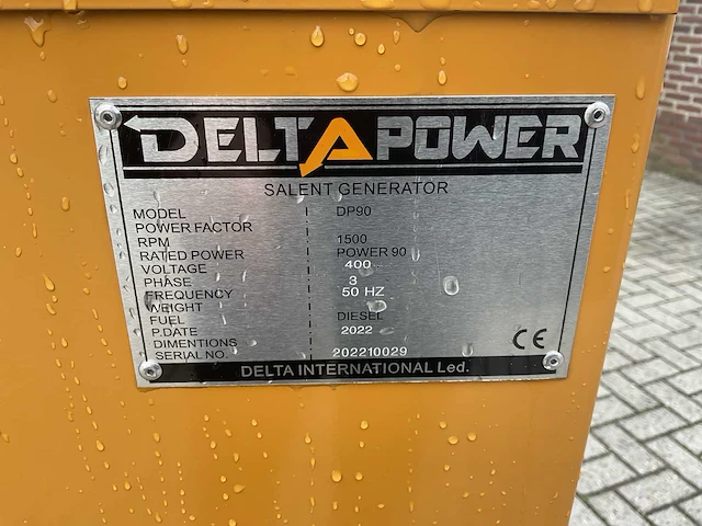 2022 deltapower dp 90 stroomgenerator - afbeelding 10 van  12