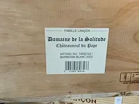 2022 domaine de la solitude barberini blanc witte wijn (9x) - afbeelding 4 van  4