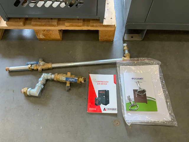 2022 eccoair, dalgakiran f22, dryair dk70 schroefcompressor opstelling - afbeelding 4 van  16
