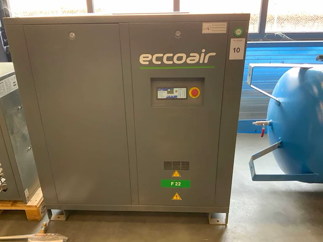 2022 eccoair, dalgakiran f22, dryair dk70 schroefcompressor opstelling - afbeelding 9 van  16