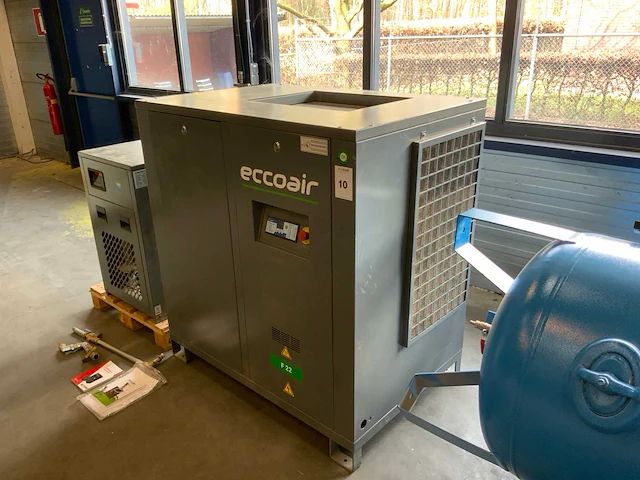 2022 eccoair, dalgakiran f22, dryair dk70 schroefcompressor opstelling - afbeelding 10 van  16