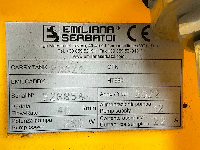 2022 emiliana serbatoi brandstof opslagtank - afbeelding 2 van  11