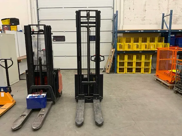 2022 ep equipment est122 elektrische stapelaar - afbeelding 4 van  10